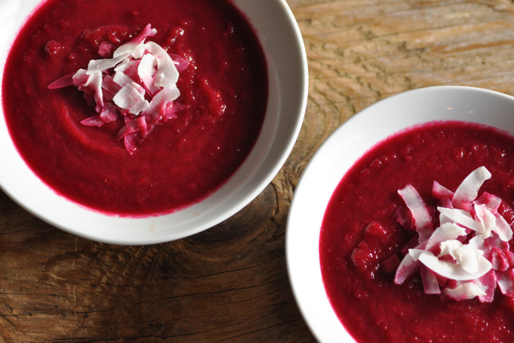 Apple-Beetroot Soup