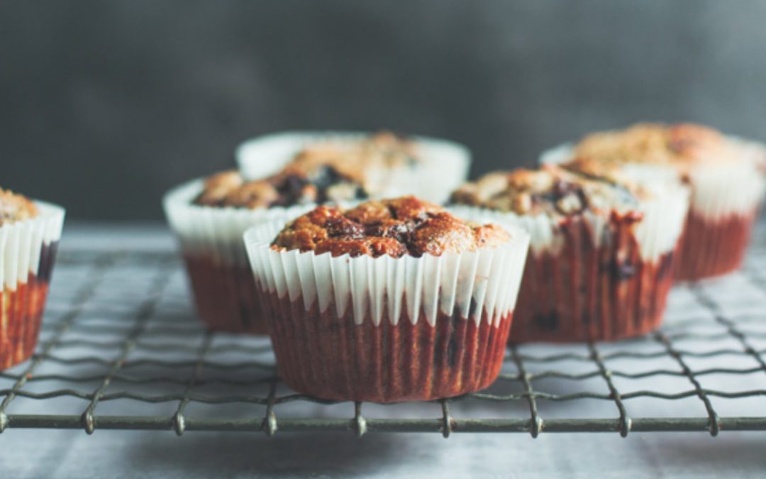 Banana & Blueberry Muffins