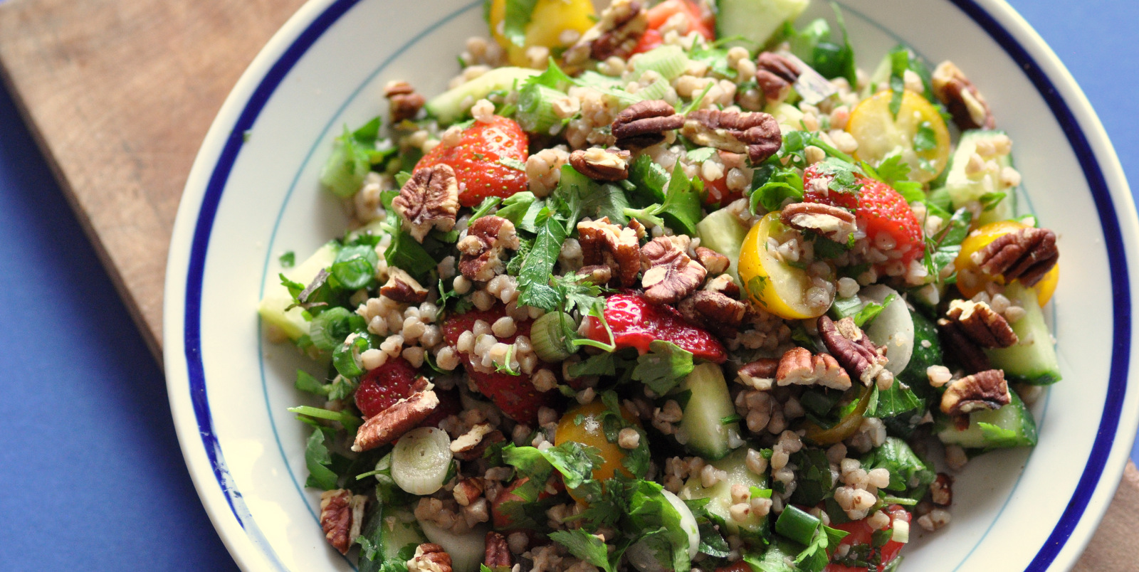 Buckwheat Tabbouleh with Strawberries – Summer Salad Series part 2
