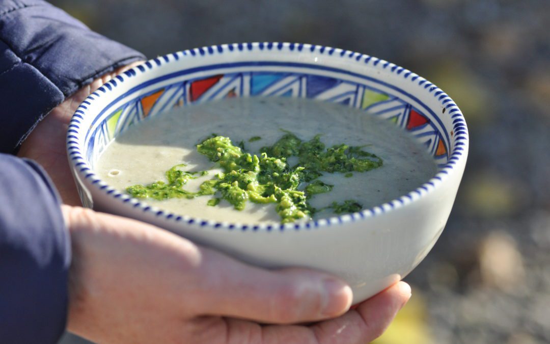 White Bean Soup with Cashews