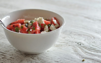 Watermelon & Feta Salad with Mint