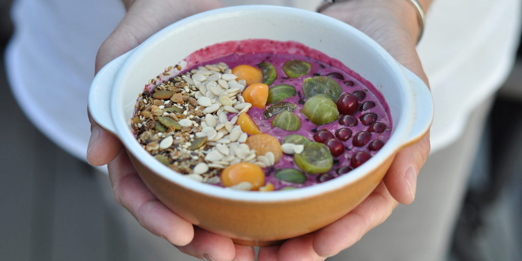Purple Smoothie Bowl + Sweden Pictures