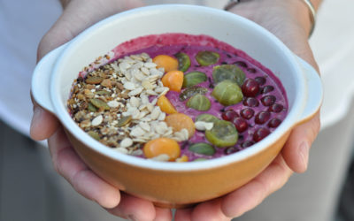 Purple Smoothie Bowl + Sweden Pictures