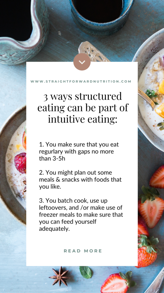 3 ways structured eating can help